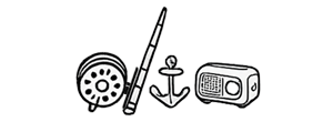 Skiff accessories illustration